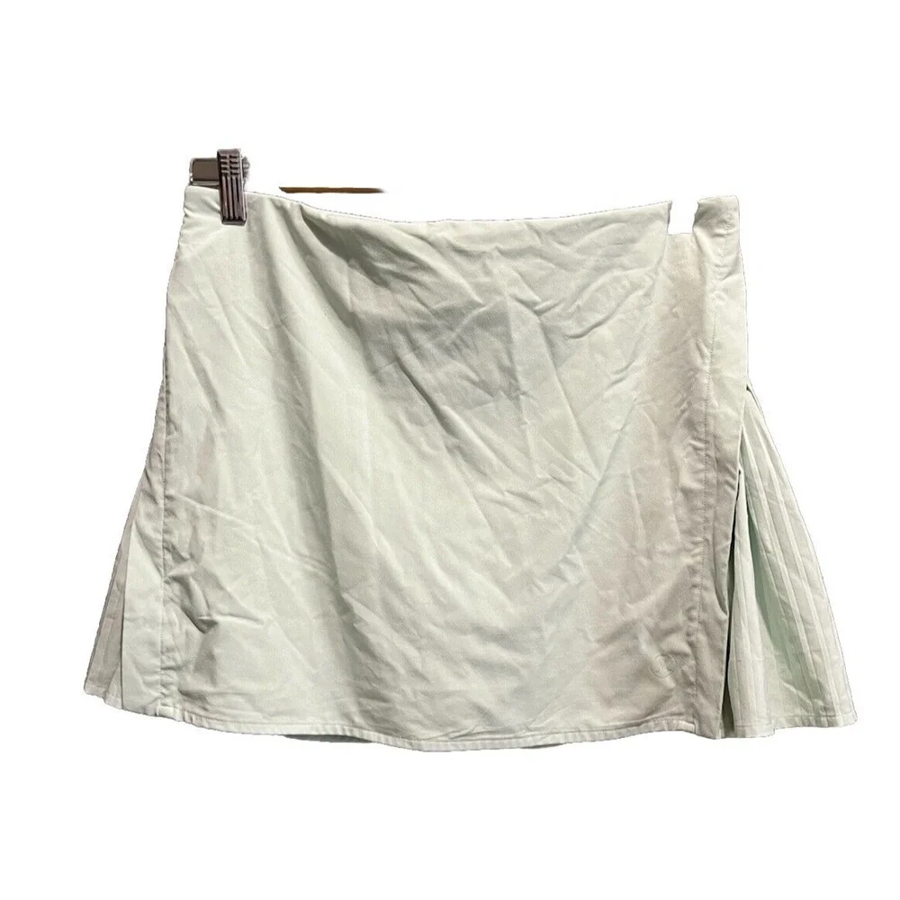 Lululemon‎ Light Mint Green Peek Pleat High-Rise Tennis Skort Skirt Size 8